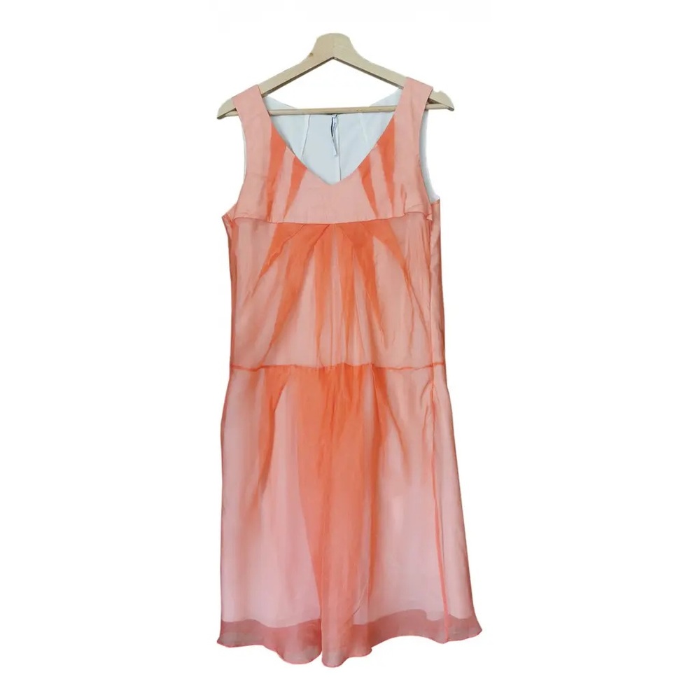 Inwear silk crepe overlay shift dress